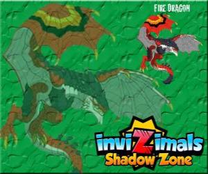 Puzzle Fire Dragon. Invizimals Shadow Zone. Οι δράκοι που ρίχνουν φωτιά από τα στόματά τους ήταν ο φόβος από την αρχαία εποχή